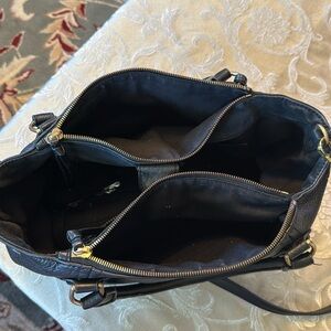 I Crew pebbled leather soft bag